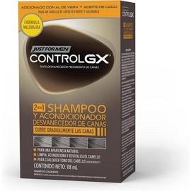 Just For Men Control GX Shampoo y Acondicionador Desvanecedor Canas, 118ml