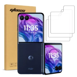 For Motorola Razr 50 / Razr (2024) Tempered Glass Screen Protector (3 Per Pack)