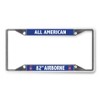 Sign Destination Metal License Plate Frame All American 82Nd Airborne