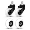 FVRITO 2 Pack Complete Caster Wheels Assembly for Razor Crazy