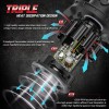 CHUSYYRAY For Ford Flex 2009-2019 White LED Headlight Hi-Lo Beam