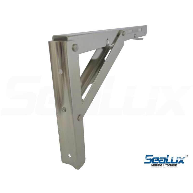SeaLux Stainless Steel 12" Folding Table Bracket (Pair)