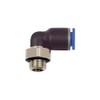 RIEGLER Blue Series 109266-125.014-6 L Push-Fit Fitting Rotatable G 1/4