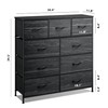 WLIVE 9-Drawer Dresser, Fabric Storage Tower for Bedroom, Hallway, Nursery,