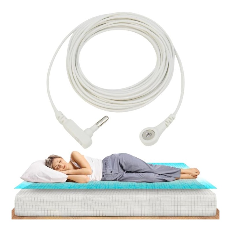 UK Grounding Socket with 16 Feet Grounding Cable, Earthing Grounding
