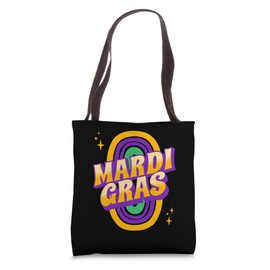 Mardi Gras Carnival Beads New Orleans French Festival Parade Tote Bag