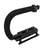 PULUZ U C Shape Video Action Stabilizing Handle Grip ABS