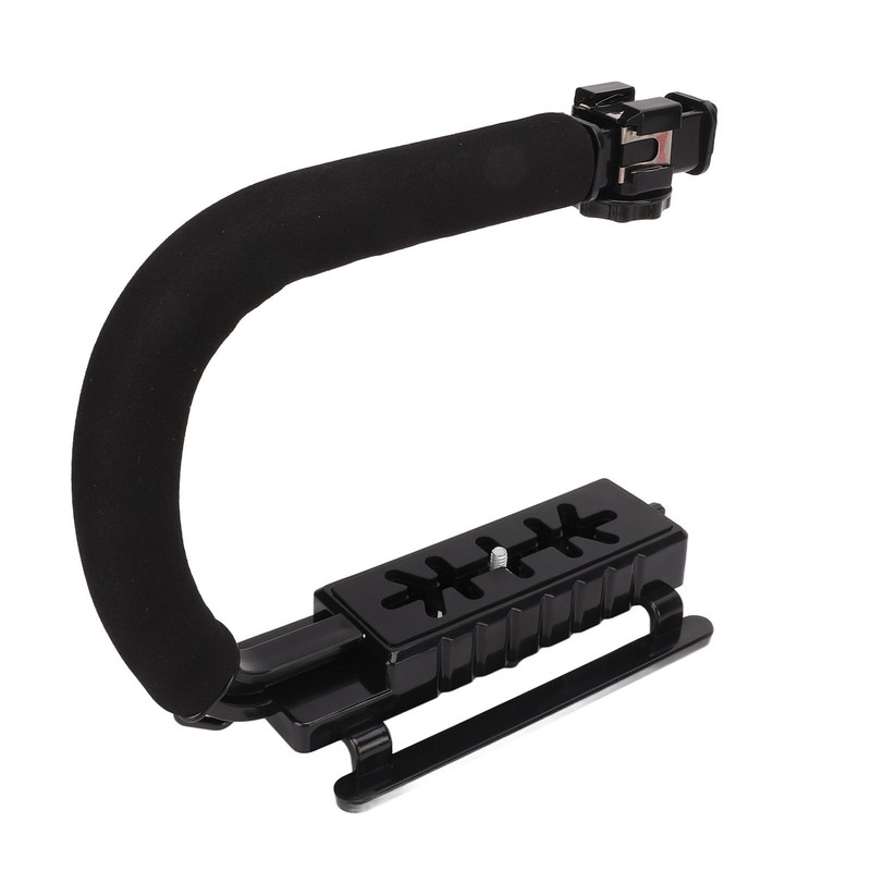 PULUZ U C Shape Video Action Stabilizing Handle Grip ABS