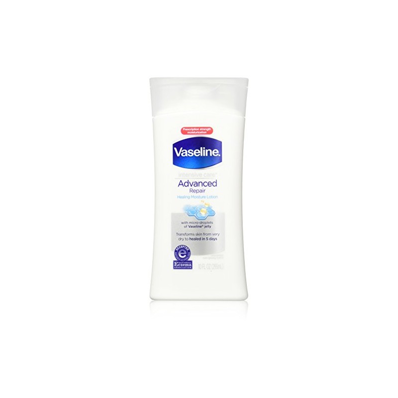 Vaseline Loción de reparación avanzada de cuidados intensivos, 3 unidades