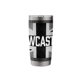 Newcastle | British United Kingdom Black & White Flag UK Stainless Steel Insulated Tumbler