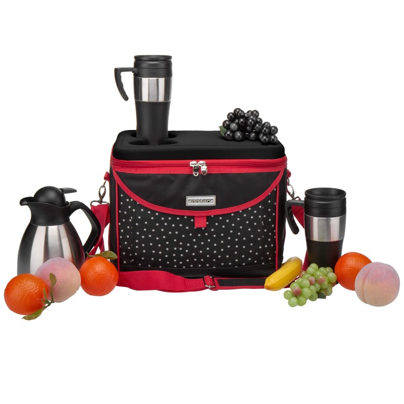 anndora SNÖVIT TW-1885-230 Picnic Cooler Bag 22 Litres Black with