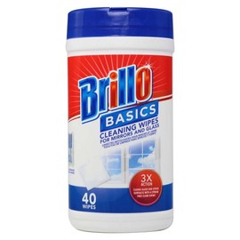 Brillo Basics Glass Cleaner Wipes 40 Count