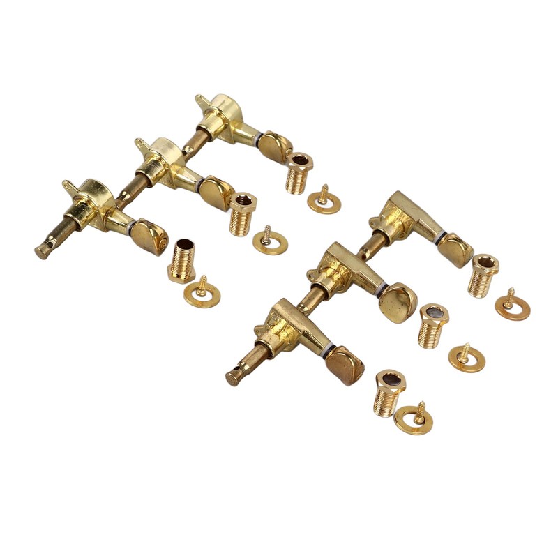6Pcs Full Closed Guitar Tuning Key Accurate Fast Operation Stable