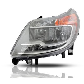 Headlight Replacement for Ram 2014-2022 Promaster Headlamp Assembly With DRL for 1500/2500/3500 Cargo Van Halogen Lamp Including Bulbs, Left/Driver Side, DOT&SAE, OEM: 68154589AK, CH2502291