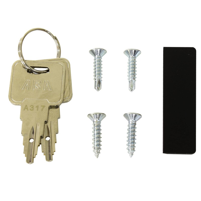 Wake Sangyo IB-151 Door and Drawer Key Side Mount Silver