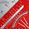 7 Inch 90 Degree Rafter Square Protractor Aluminum Alloy Woodworking