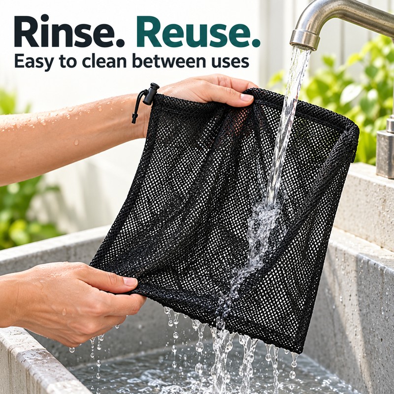 Pond Pump Filter Mesh Bag for Debris Protection – Reusable