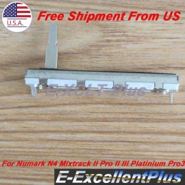 For Numark Channel Fader For Numark N4 Mixtrack II Mixtrack Pro 2/ 3 Platinium FX QUAD Gain