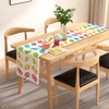 Linen Watercolor Popsicle Table Runner Ice Cream Summer Fruit Baby