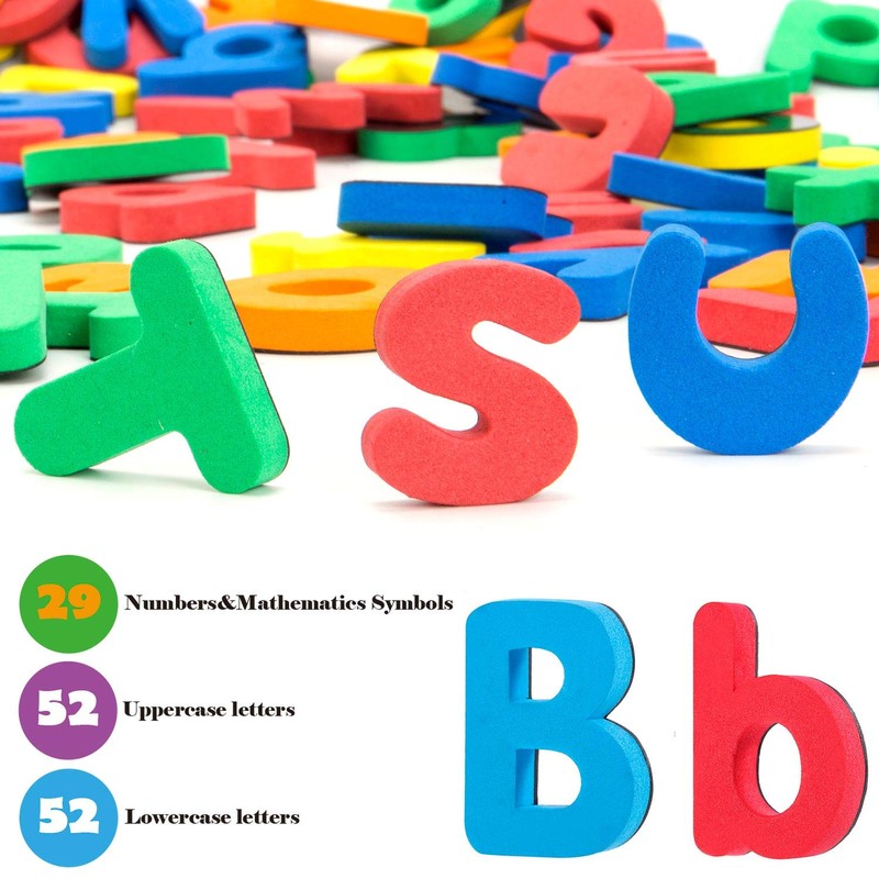 INNOCHEER Magnetic Letters and Numbers for Toddlers, Magnetic Board for