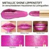 OULAC Lipstick, Metallic Shine Finish, No Grainy Feeling, Long-Lasting Moisturisation,