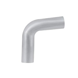 HPS AT80-200-CLR-2 6061 T6 Aluminum Elbow Pipe Tubing, 16 Gauge, 80 Degree Bend, 2" OD, 0.065" Wall Thickness, 2" Center Line Radius