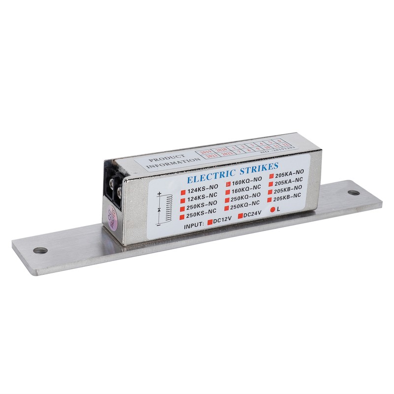 12V Cathode Lock Narrow Door Frame Electric Strike Household Lock