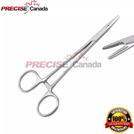 Precise Canada Crile Wood Needle Holder Forceps 8" Dental Surgical Suture Holding Serrated