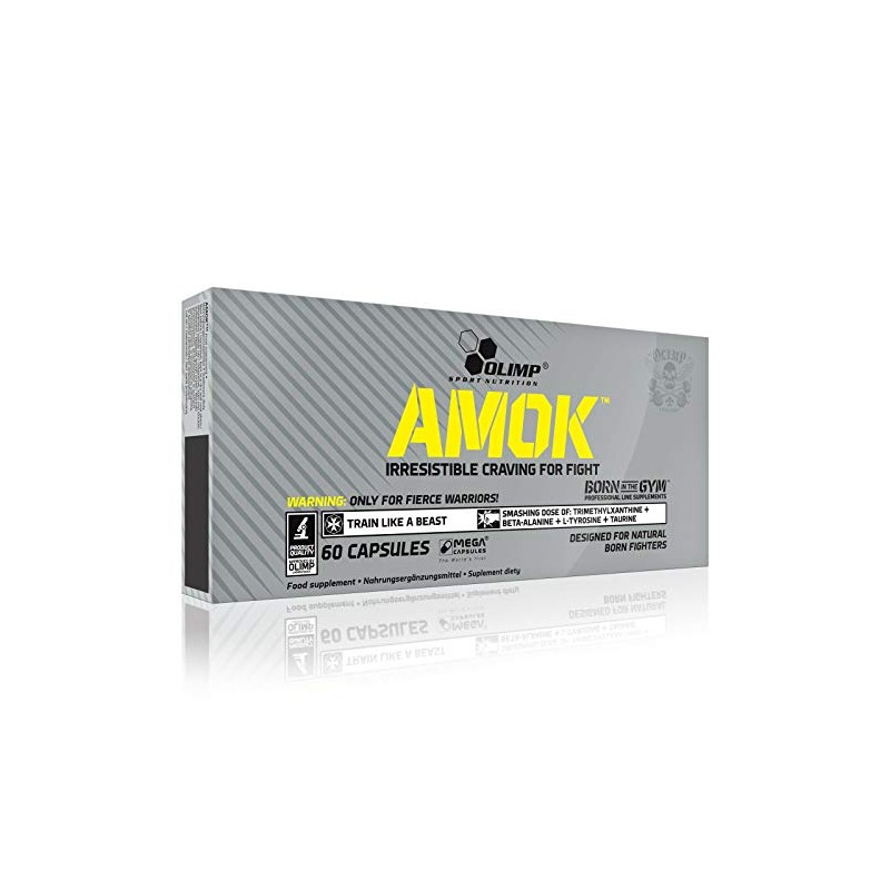 Olimp Amok - 60 caps energy power strength stimulation focus