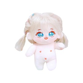 niannyyhouse 4 Inch Plush Doll Body, Humanoid Stuffed Toy with Glossy Finish, Skeleton Design, 10cm (3-with Skeleton)