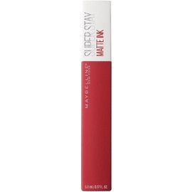 Maybelline SuperStay Matte Ink Labial Líquido, Larga Duración 16 Horas, Alta Pigmentación Sin Transferencia, Aplicador de Precisión en Flecha, 20 Pioneer, 5 ml