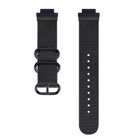 Demupai 22mm Width Replacement Wrist Band Nylon Strap Bracelet Compatible with GA-2100/GA-2110/GM-2100 (Black)