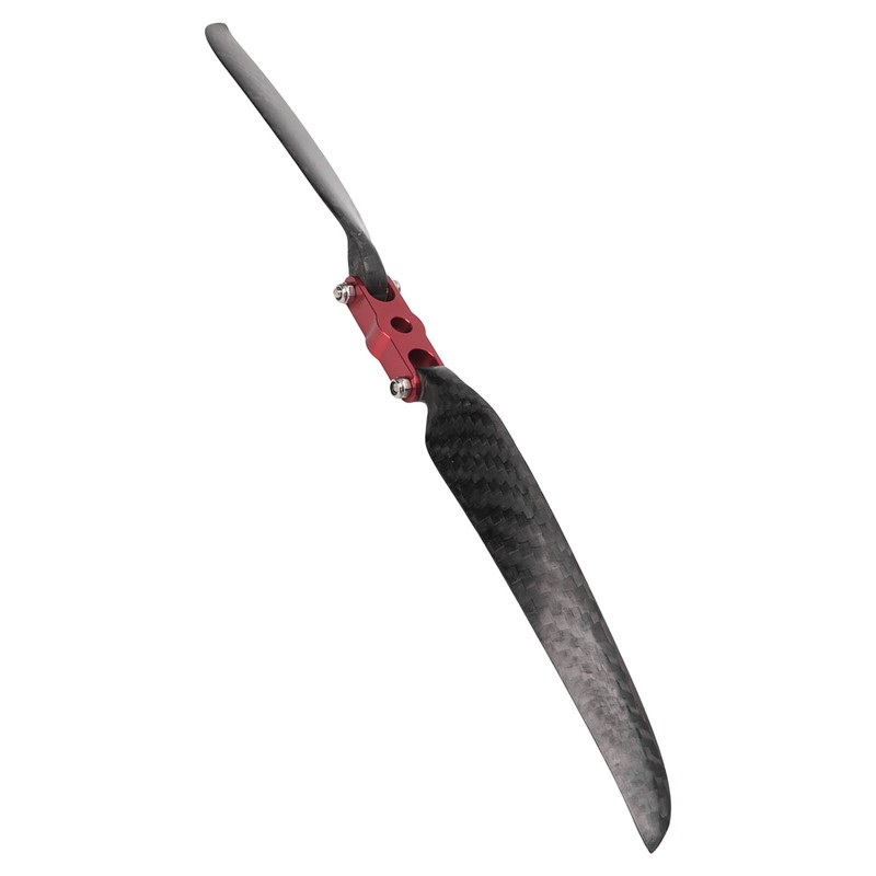 2 Blades RC Airplane Folding Propeller with Adapter Ring Carbon