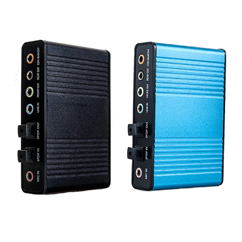 External Sound Card Optical Fiber USB 5.1 HD for Desktop