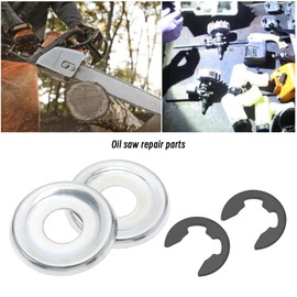 EMSea 4 Sets Clutch Washer and E-Clip Kit Compatible with Stihl MS170 MS180 MS210 MS230 MS240 MS250 MS260 MS360 Chainsaw Replacement Parts