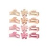 12 Pcs Pinzas For El Cabello, Garra Fuerte For Pelo