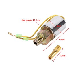 Air Horn Solenoid Valve, 24 V Train Truck Air Horn Electric Solenoid Valve High Performance 1/4 Inch Solenoid Valve