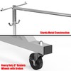 Simple Houseware Industrial Grade Z-Base Garment Rack, 500lb Load with