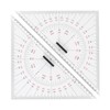 Acrylic Marine Triangle Clear Isosceles Triangle Ruler, Chart Drawing Triangle