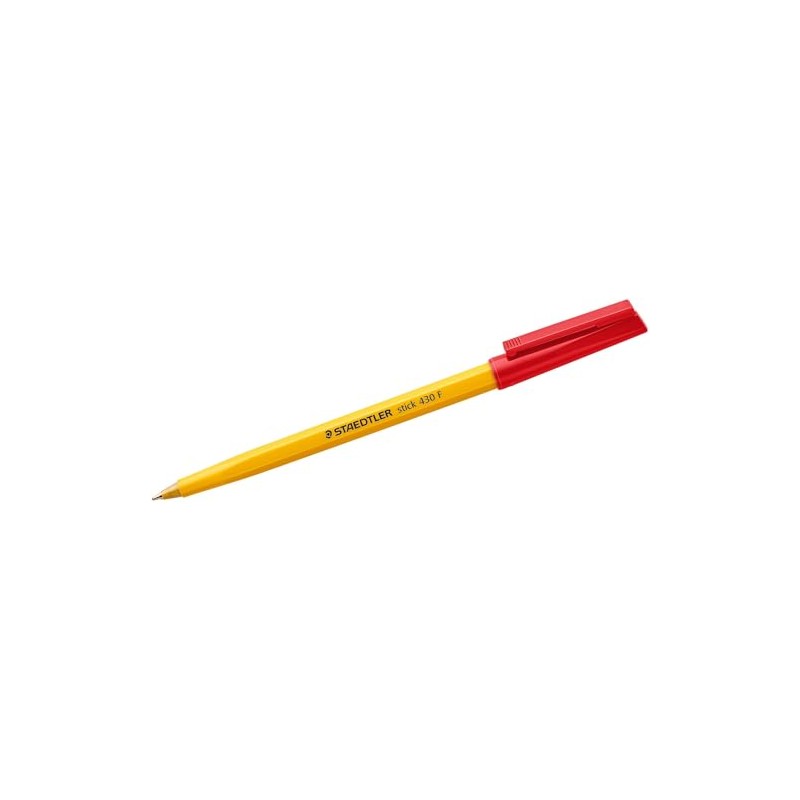 STAEDTLER - Stick 430 - Ballpoint Pen Fine Red