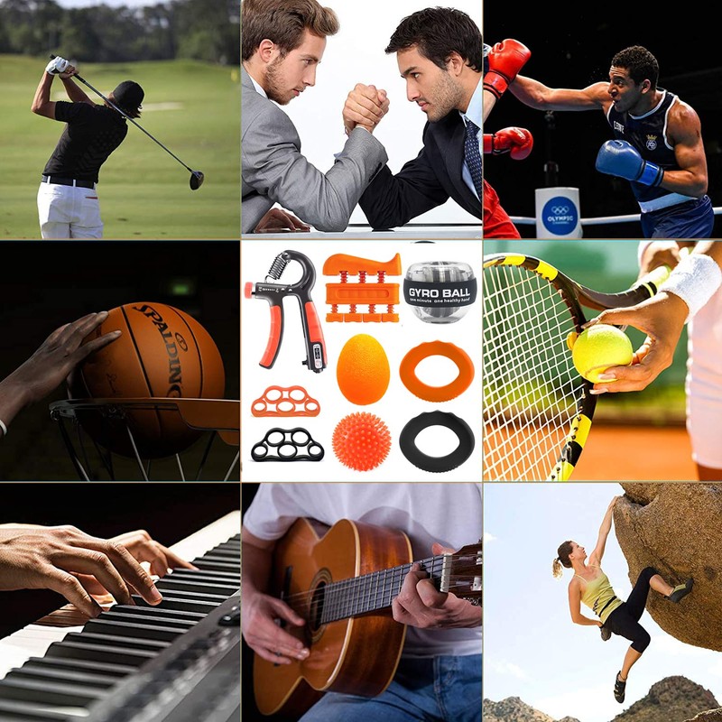 Hand Trainer, Forearm Trainer, Finger Grip, Forearm Training, Pack of