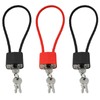 DAQUN 3 Pcs Wheelie Bin Locks UK, Long Padlock Outdoor