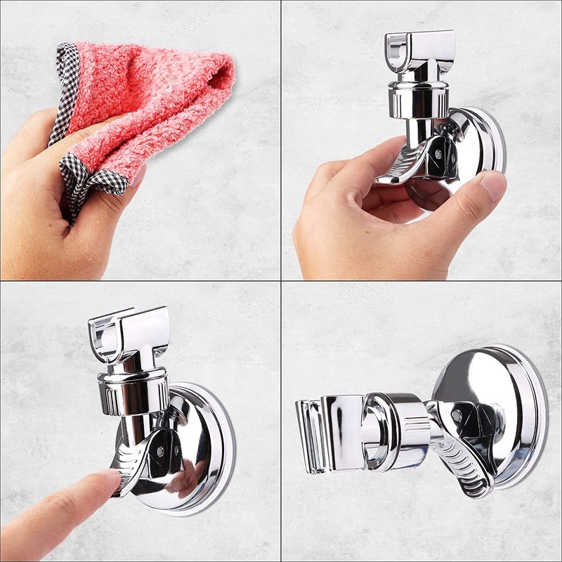 Voarge Shower Head Holder Suction Cup, Adjustable Shower Head Holder