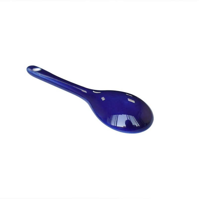 Xmomx 6 pcs Porcelain Egg Spoons Tea Spoon Ceramic Spoons