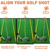 THE GOLFER STORE Golf Alignment Rods, Golf Swing Trainer Aid