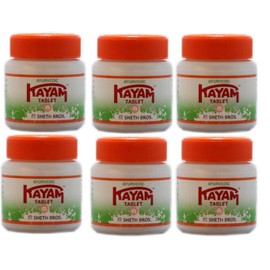Kayam Ayurvedic Kayam 30 Tablets x 6 Packs