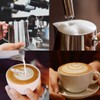 Milk Frothing Pitcher, 12oz Stainless Steel Milk Frother Cup Steaming