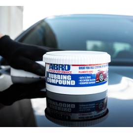 ABRO Superior Performance Polishing Compound, 10 oz., High-tech Shine Car Scratch Remover for Vehicles, Restorers Swirls and Scratches, Buffing Compound for Oxidized Finishes, Smooth, Reflect, Clean