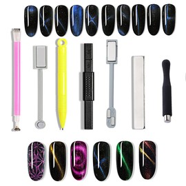 Own Love Nail Magnets, Strong Magnets, Magnets, Magnetic Gel, Nail Magnets, Cat Eye Magnets, Magnetic Tools, Magnetic Double Head, Floral 3D Cat Eye Magnets, 3D Net, Nail Art Tools, Sticks, Manicure Tools, Cat Eye Effect