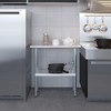 KPS Commercial Stainless Steel Work Prep Table 14 x 30